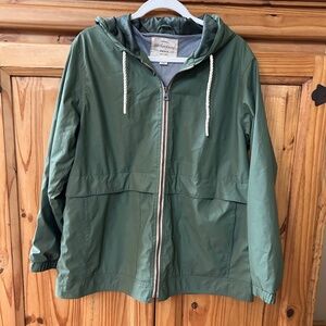 Weatherproof Vintage Rain Jacket Women's Sage Green Lightweight Size Large